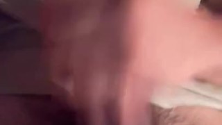 Quickie jerk off with explosive cum