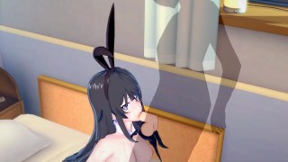 Mai Sakurajima (3d hentai)
