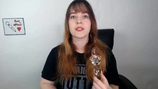 Toy Review - NS Novelties Glass Heart Dildo
