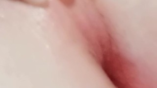 Teen Boy stretches his hole using massive 9" dildo