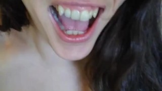 Camgirl Pees A LITTLE BIT on Her Wishlist Package Dirty Bathroom 