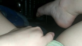  girl masturbation (sweetly masturbates while everyone is )