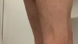 Little Femboy playing with new toy