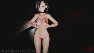 MMD SFW Mitsu Sexy Red - Pjanoo 1086