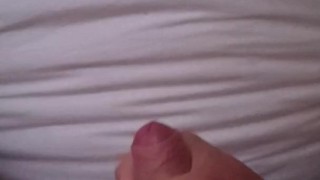 Close up of guy wanking