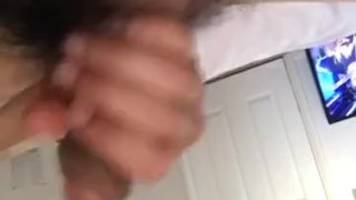 Solo male masturbating