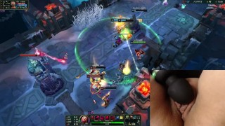 Playing League of Legends with a vibrator on my clit #1 Luna
