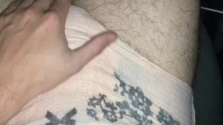 Cumming In my wet diaper 