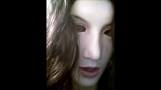 Shy girl, small tits A9 female mask