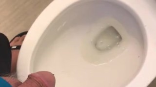 Nash Freer takes a piss after he cums