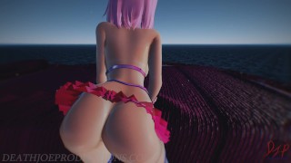 MMD R18 Sexy Nude Misaka - Sweet Devil 1087