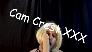 Sissy Cums on a Dildo