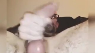 Big Dick, Hairy Hole After Edging for Days Precum & Shooting for over 2 min