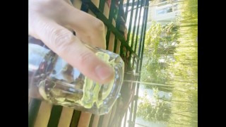 Myra's public pissing and piss drinking adventures compilation. 4K 