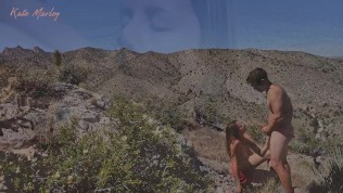 Blowjob on Mountain Top While Hiking - Kate Marley 