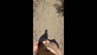 Long Cock Teasing and Walking