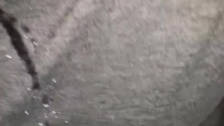 Couple shared toilet 
