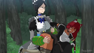 maids spanking scene hentai (overlord lupustegina and yuri alpha)