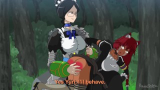 maids spanking scene hentai (overlord lupustegina and yuri alpha)