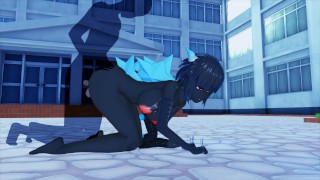 Sex with GODZILLA 3D HENTAI