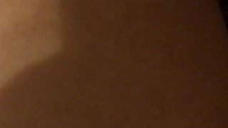 Busty teen grips cock