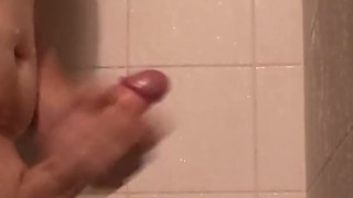 Masturbating in the shower