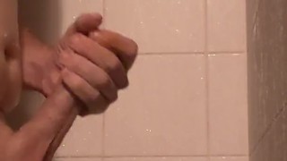 Masturbating in the shower