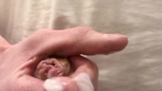 stretching hard my innocent urethra, double orgasm