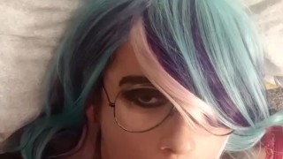 Sissy gets a facial