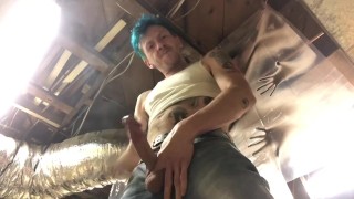 SMOKING AND LICKING MY OWN DICK/CUM
