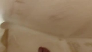 Cumming in friends shower