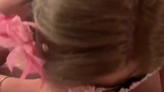 Hot Thick Milf in Panties Takes A Big Load On Her Ass 