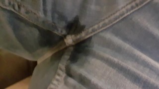 Peed my jeans. Needed to go so bad!