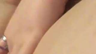 Chubby slut masturbates 