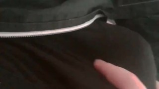 Rubbing throught boxers