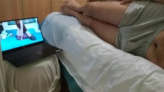 Cumming (Almost) Hands Free Watching A Masturbation Video from TeenyGinger