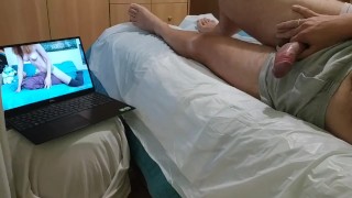 Cumming (Almost) Hands Free Watching A Masturbation Video from TeenyGinger