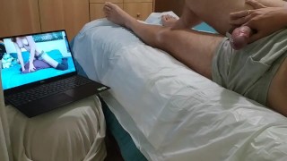 Cumming (Almost) Hands Free Watching A Masturbation Video from TeenyGinger