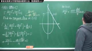 [巨乳][裸露][流出][多人]【張旭微積分】微分篇主題六：萊布尼茲微分符號與隱函數微分法 | 精選範例 6-2 | 2020 版