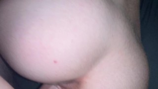 Sexy fiance gets creampied while creaming on his thick cock! -TashiaPetite