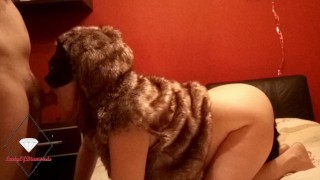 Naughty milf kitty rides dick and gets cum on a hairy pussy