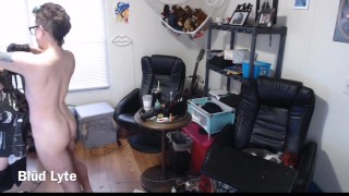 Naked Trans male hair stylist