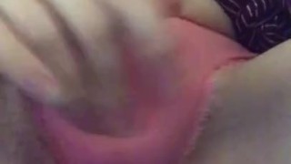 Horny milf gets her pussy wet