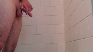 Jerking off in the shower!!