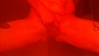 Squirting so hard, thinking about his cock