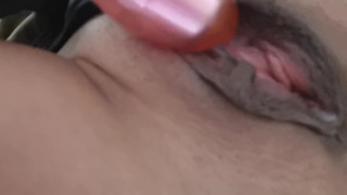 Huge dildo pussy play female Orgasm