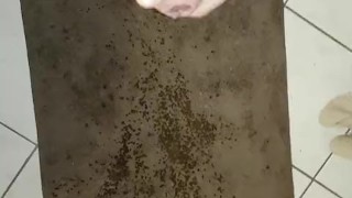 Wetting my new mini carpet