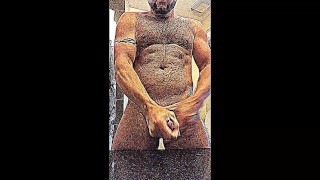 hung Daddy jerking cock
