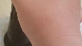 Amateur Teen Gives 7 Inch Dildo a Handjob