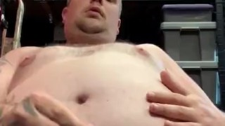 Fat man masterbates and cums for you!